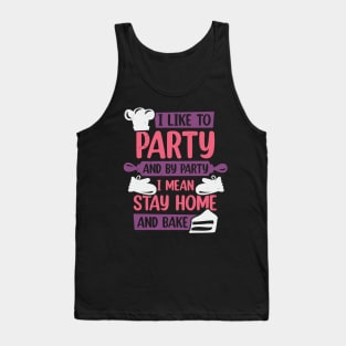 Funny Baking Lover Cake-Decorator Baker Gift Tank Top